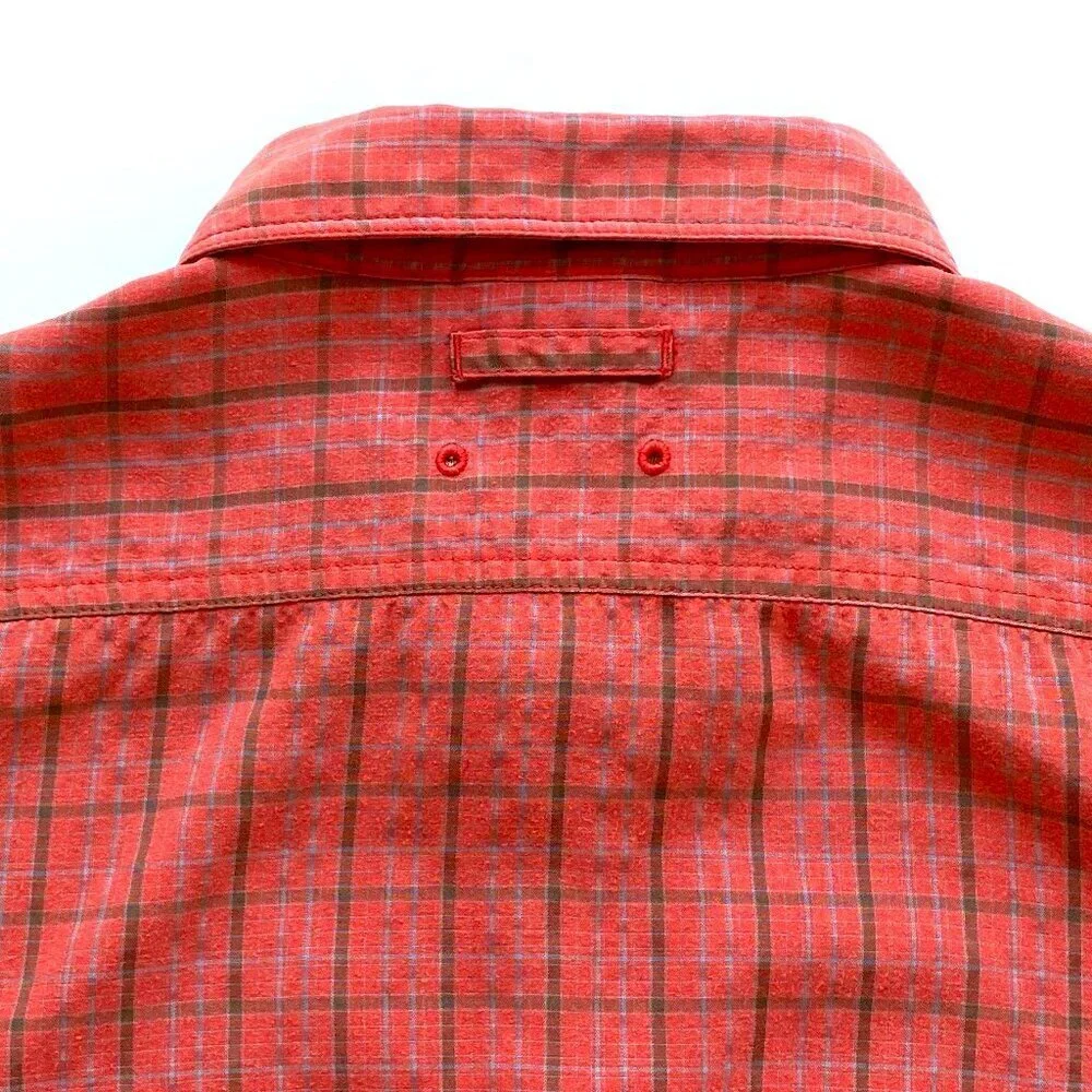 The North Face Hiking Shirt Red Plaid Size L